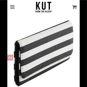 KUT From The Kloth NWT Striped Wallet Bilfold